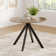 Saveta Round Metal Base Dining Table