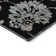 Premium Machine Washable Prisco Black Rug