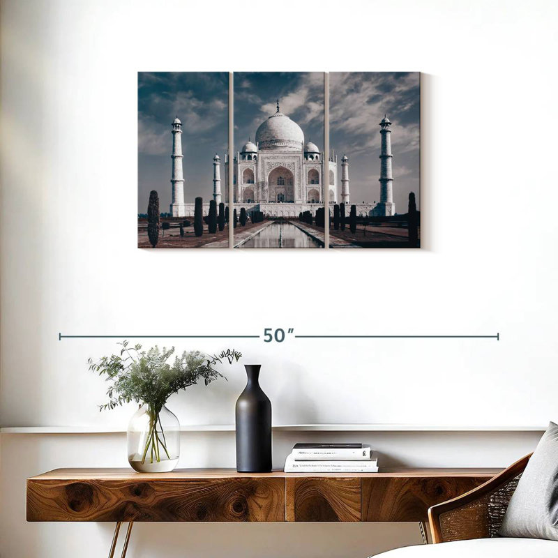Taj Mahal en Inde, H 20 po x l 33 po