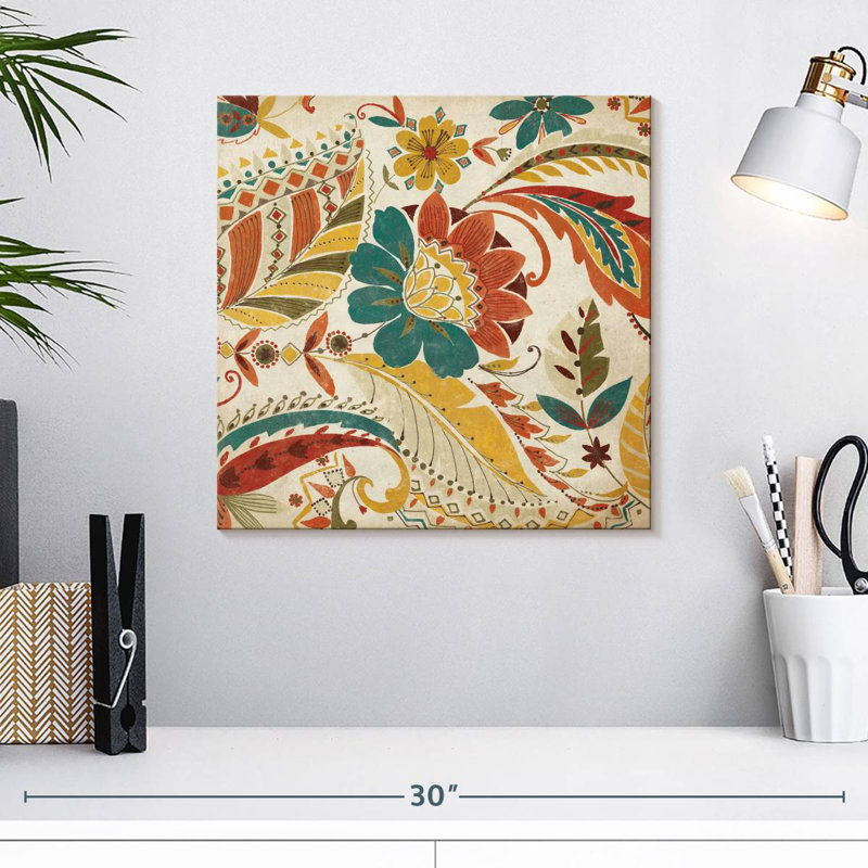 Kerner Boho Paisley Spice I, H 16 po x l 16 po