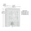 Huche de bureau H 42,16 po x l 31,49 po Sardinia