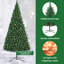 13.12' H Lighted Artificial Christmas Tree