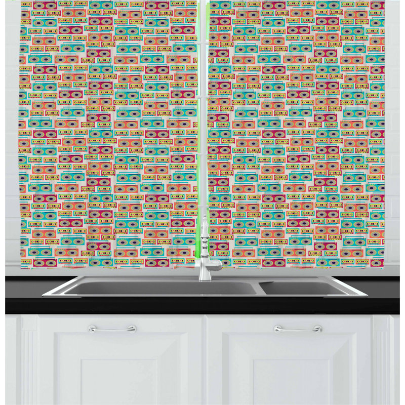 Rideau de cuisine hipster