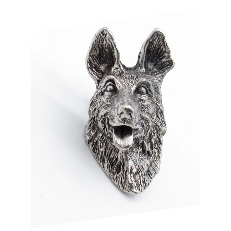 Poignée fantaisie 1 7/8" German, Étain OX