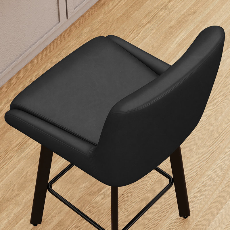 Tabouret de bar 26 po H, 3, Noir, Tabouret de bar = siège d'une hauteur de 26 po