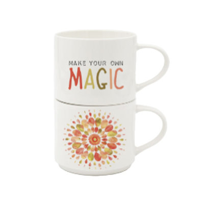 Ensemble de tasses magiques empilables