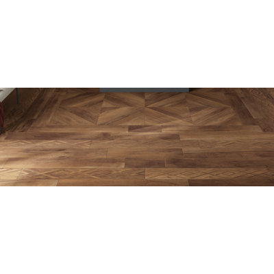 Carreaux de sol en porcelaine d’aspect bois de 8 po x 48 po Antique