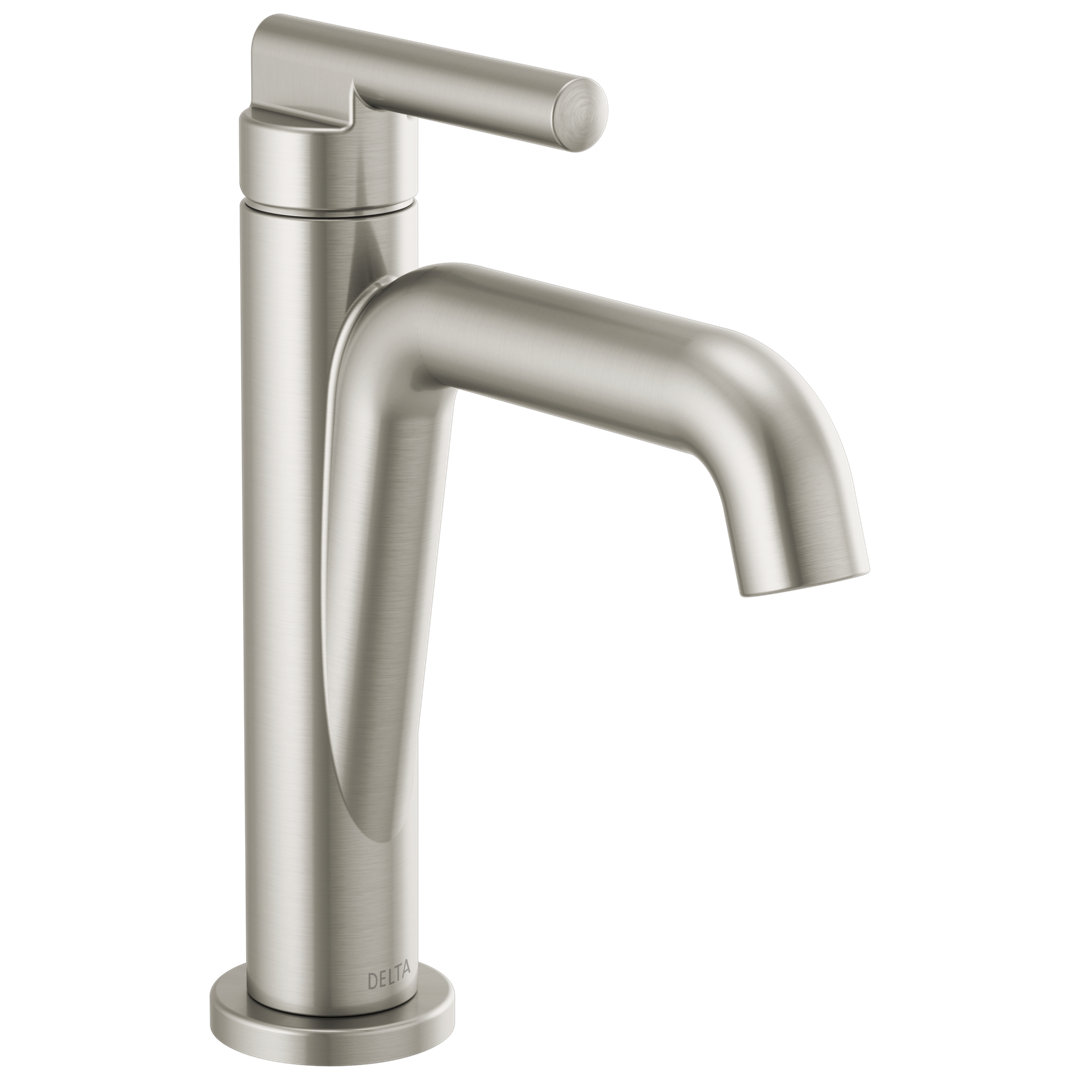 Nicoli Single Hole Bathroom Faucet with Drain Assembly, Single Handle Bathroom Sink Faucet Delta