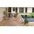 Acacia Wood Interlocking Deck Tiles 12"x12" Square (20pcs) -Striped Pattern
