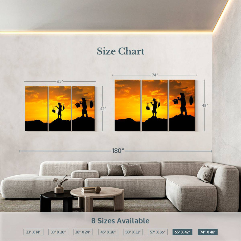 Alvord Saigon Sunset, 42" H x 65" W