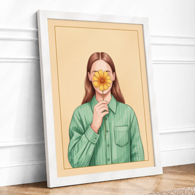 Face In Bloom Modern - Print