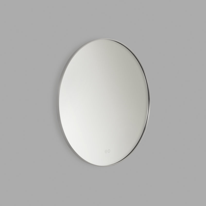 Cadre Round Mirror 30x30 from Generation Lighting , Brushed Nickel, 30" x 30"