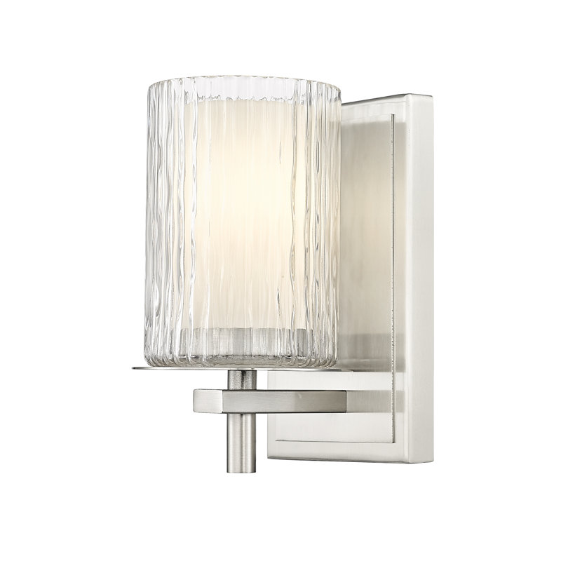 Roddrick Steel Wallchiere, Brushed Nickel