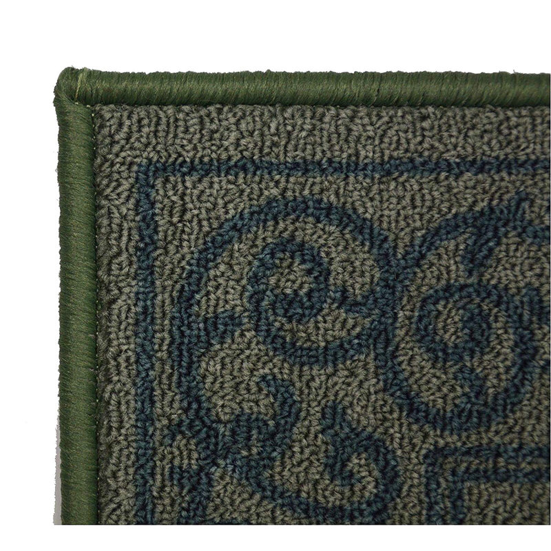 Geometric Design Slip Resistant 2X7 Runner Rugs
