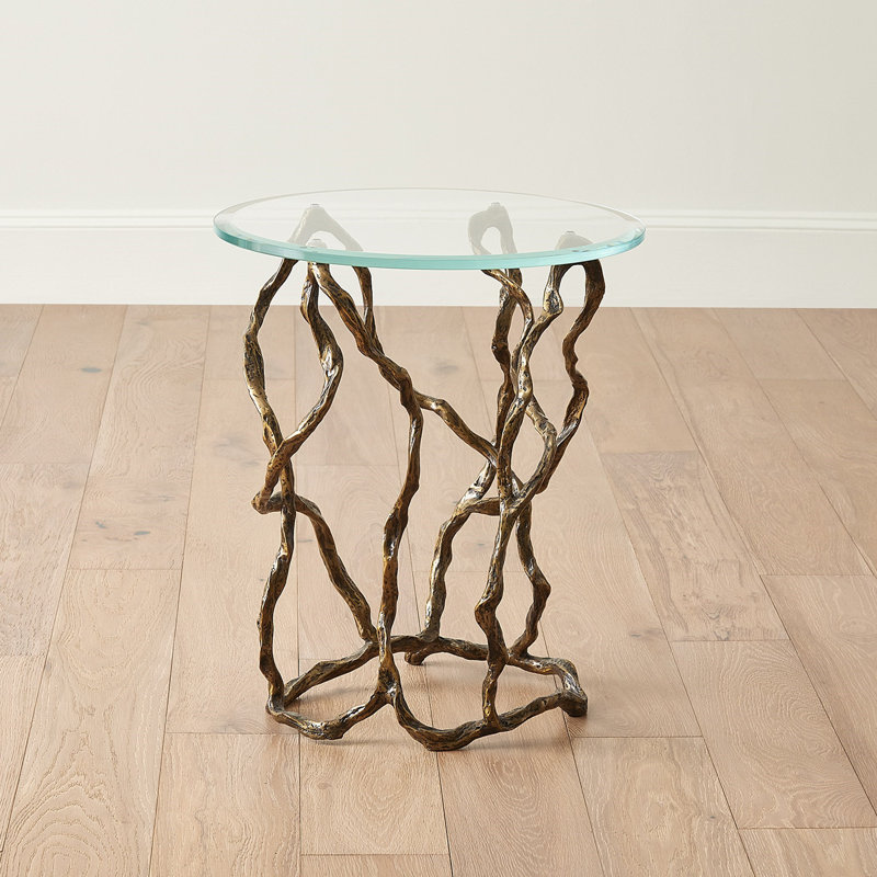 Glass End Table