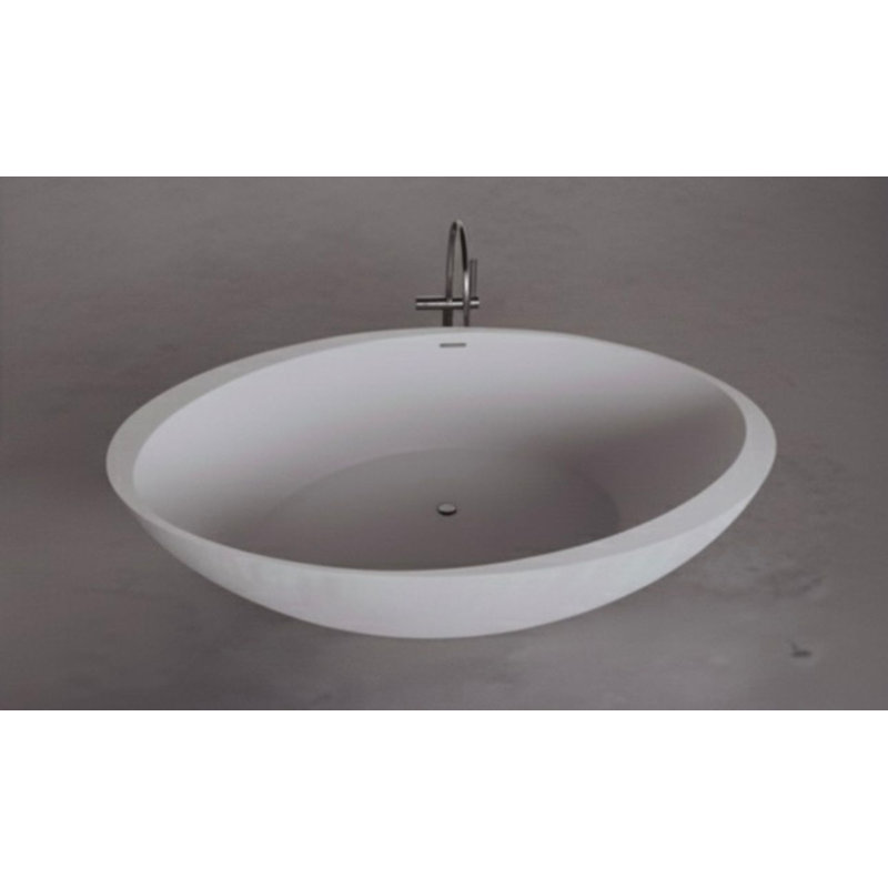 74.8'' L Soaking Bathtub, White