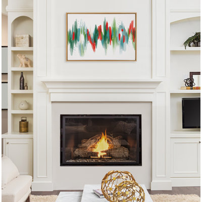 Impression sur toile encadrée, "Ev Christmas Brush 1" par Jessi Raulet d'Ettavee