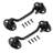 Hook and Eye Gate Latch Barn Door Latch Hook with Mounting Screws