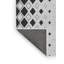 Tapis gris/zone noire à motifs-439606775