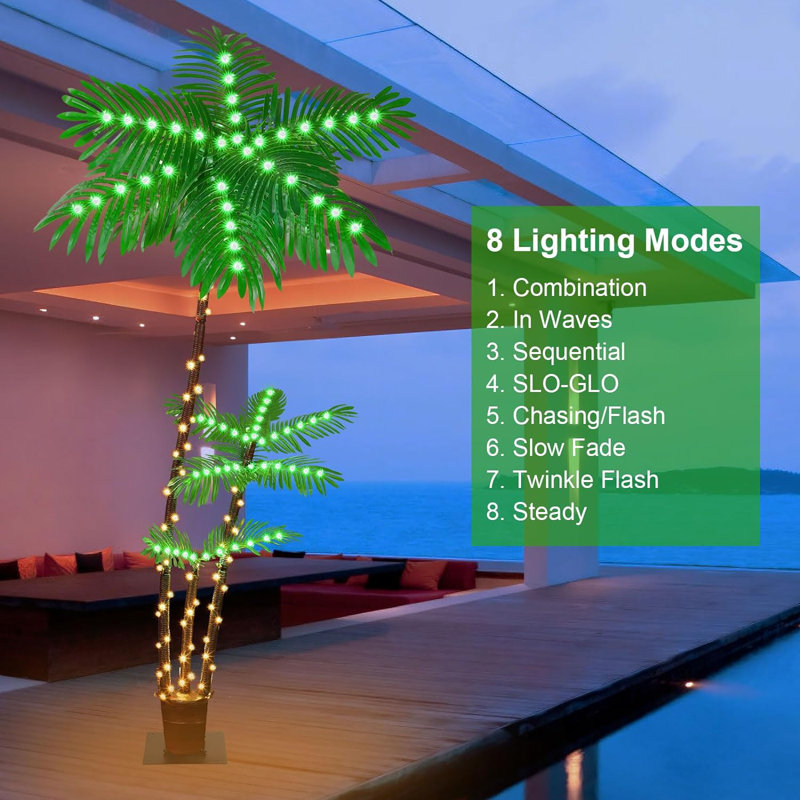 72'' Faux Palm Tree in Freestanding