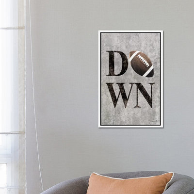 Football Down by Susan Ball - Print on Canvas