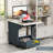 Versatile Folding Dining Table With Wheels And Storage, Ideal For Any Space