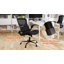 Fauteuil de bureau rembourré Izaiha
