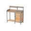 Outdoor Wooden Potting Bench Table with Sink and Storage for Gardening