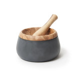 Berard France Millenari Wood Mortar and Pestle Set