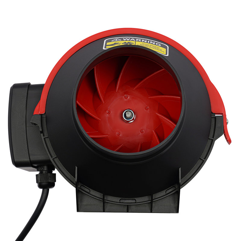 Ventilateur de tuyau d'échappement, Noir