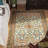 Vahakn Hand Tufted Wool/Cotton Rug in Blue/Ivory-1460106699