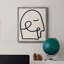 Face It I, toile encadrée de qualité supérieure - prête à être accrochée-2090568929-2090568934