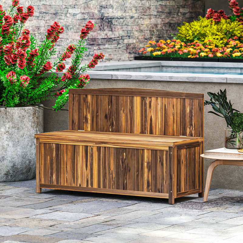Outdoor Bench, Brown
