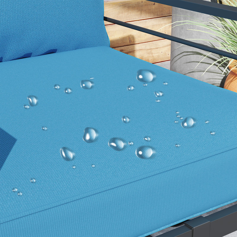 Coussins de chaise de patio, Turquoise
