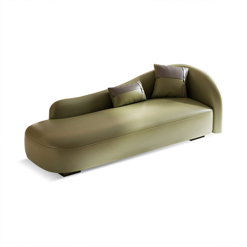 Banc rembourré vert, Vert / noir, 30.71" H x 59.06" W x 30.71" D