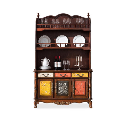 Brown Solid + Manufactured Wood Sideboard