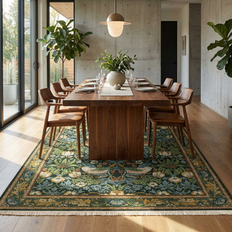Strawberry Thief 7' X 10' Area Rug