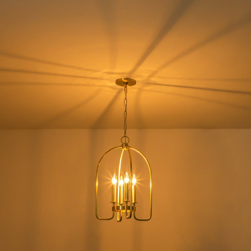 Rohana 4 - Light Lantern Geometric Chandelier