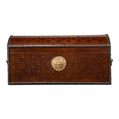 Boîte en cuir