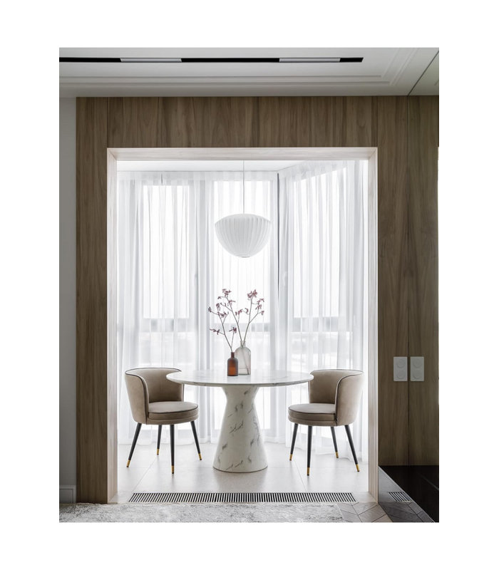 Grenada Upholstered Dining Chair, Beige