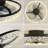 20'' Modern Flush Mount Ceiling Fan With Dimmable Led Lights And Remote Control 6-Speed Mute Reversible Motor For Medium Bedroom (Set Of 2)