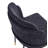 Flor Modern Twill Weave Upholstered Metal Dining Chair in Black-90543816