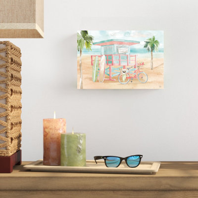 «Surfs up VII» par Dina June - reproduction d'art sur toile tendue
