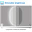 Brohdy LED Bathroom Mirror with Anti-fog Touch Sensor Wall Mounted-1759295242
