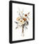 Art encadré noir, bouquet de fleurs rétro, impressions de style rétro-1625035163