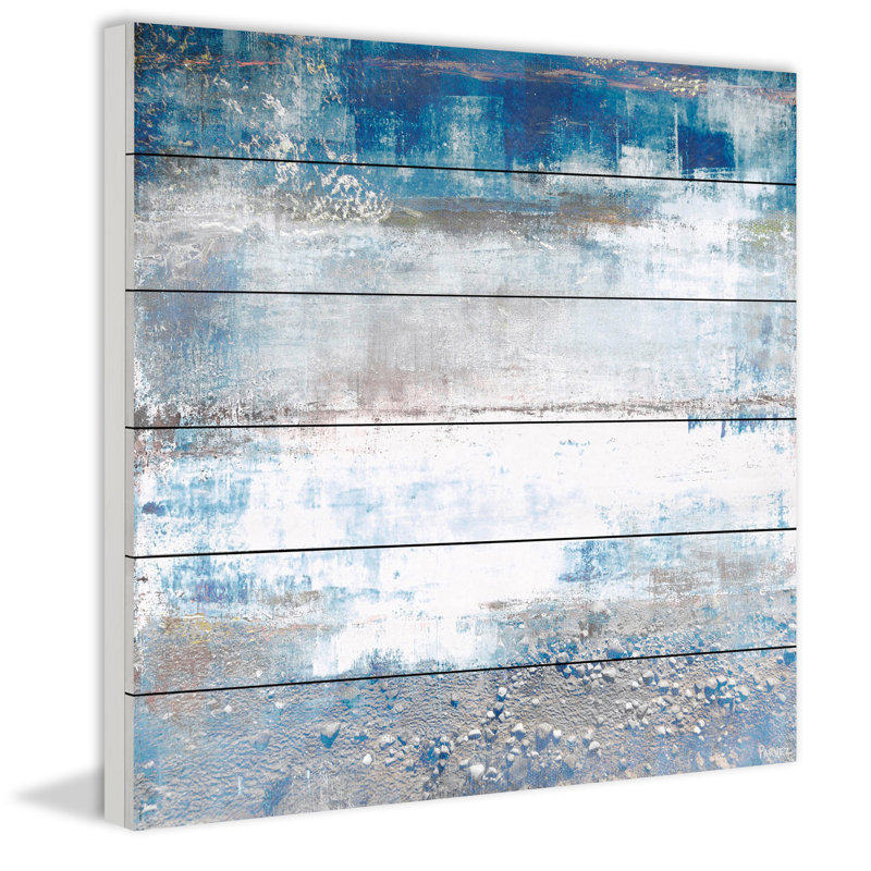 « white splash », reproduction d’art sur bois blanc, H 32 po x l 32 po x P 1,5 po