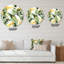 Bananes mûres avec feuilles - horloge murale nautique et côtière-60186794