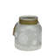 Lanterne décorative avec poignée en flocon de neige avec poignée 6,25 "White Iced