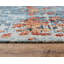 Tapis bleu en laine Power Loom-2124468723