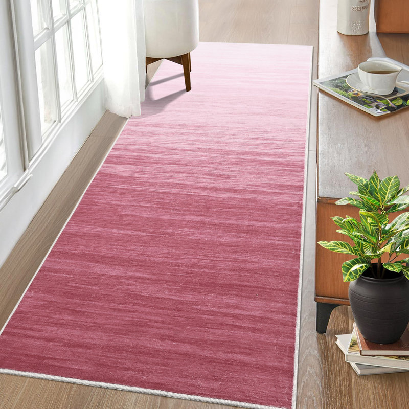 Saxonburg Washable Ombre Indoor Rug, Runner 2' x 6'